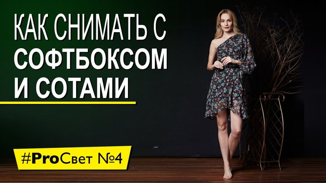 ⁣Снимаем с софтбоксом и сотами. Зачем нужны соты? | #ProСвет