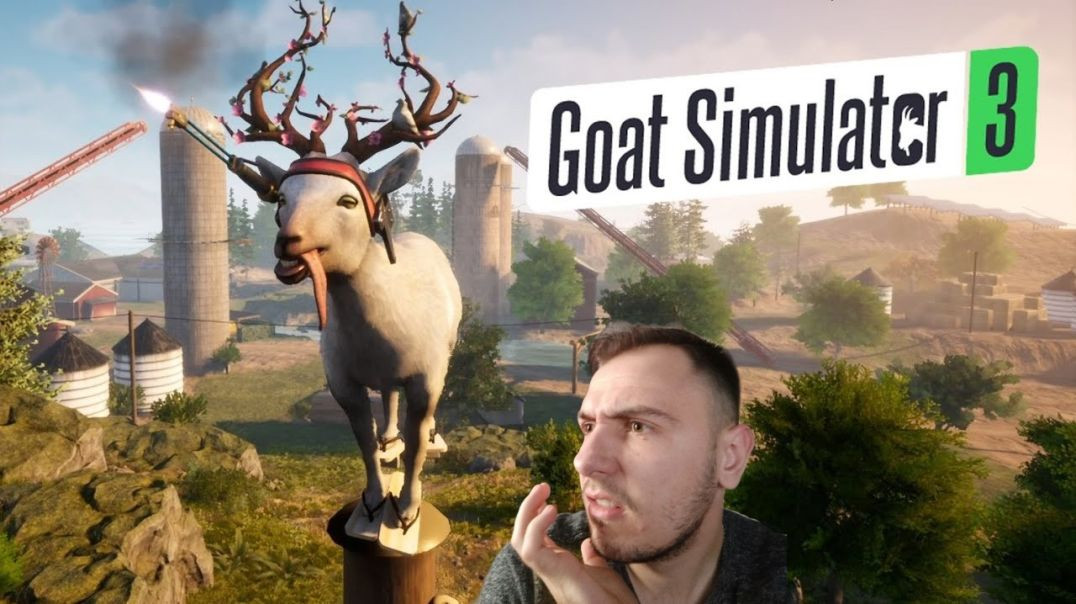 ⁣Goat simulator 3 - ЭПИЗОД 1 Козлиные игры