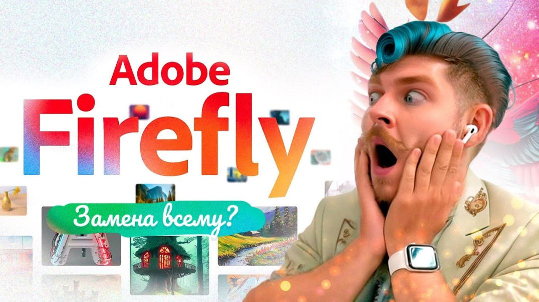 ⁣Adobe Firefly - новый нейросеть Photoshop меняющий все!
