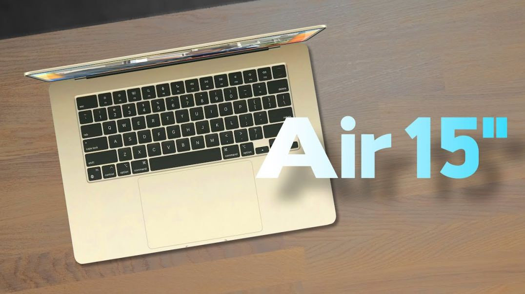 ⁣БОЛЬШОЙ MacBook Air на 15 дюймов + iOS 17 = ???