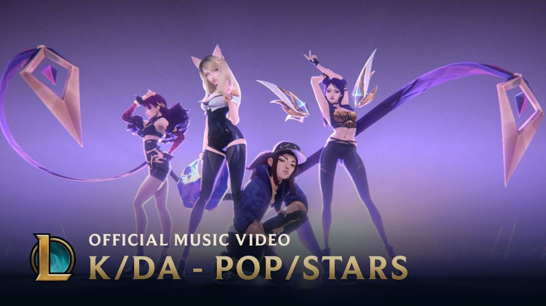 ⁣K/DA - POP/STARS (ft. Madison Beer, (G)I-DLE, Jaira Burns) - Music Video - League of Legends