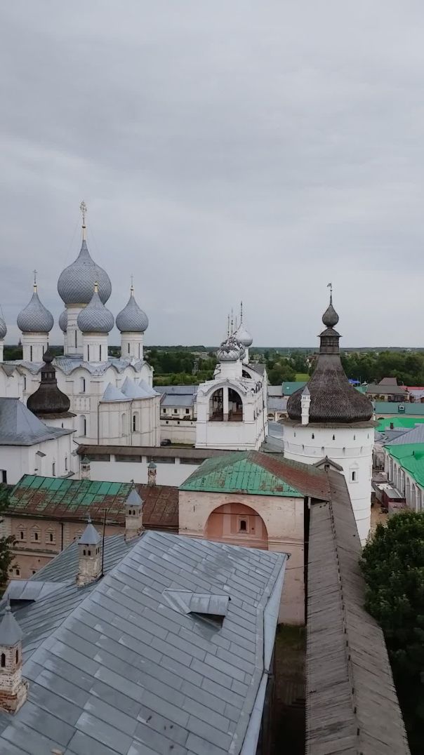 Вид на Ростов Великий с высоты