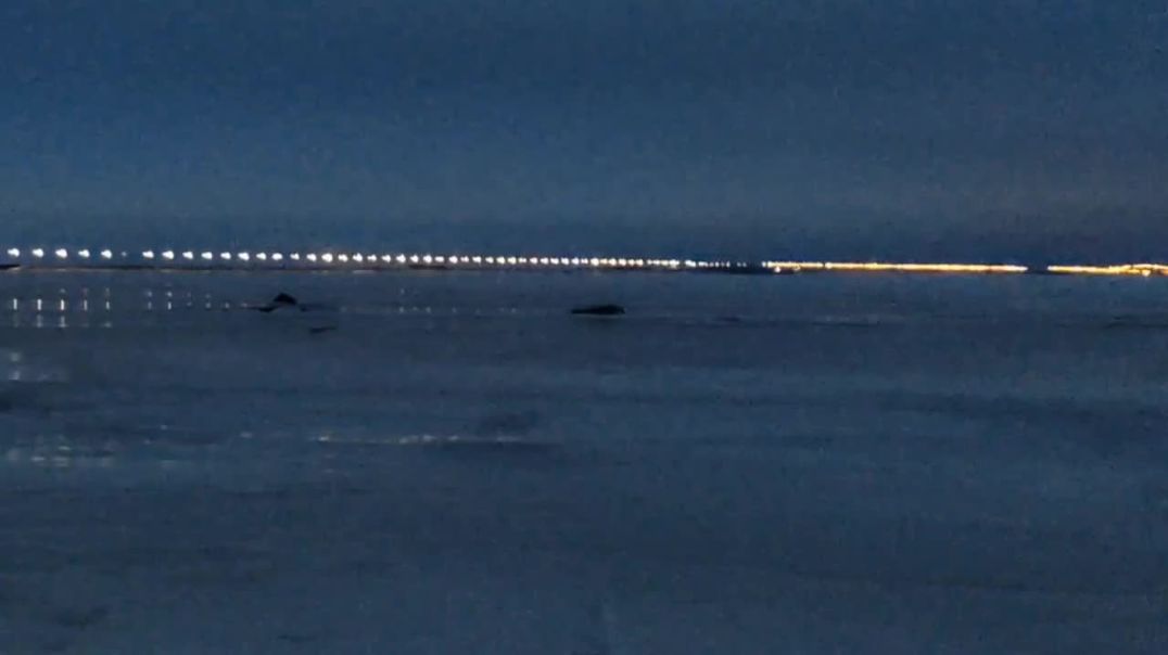 ⁣Зимняя рыбалка на Финском заливе (Санкт-Петербург)