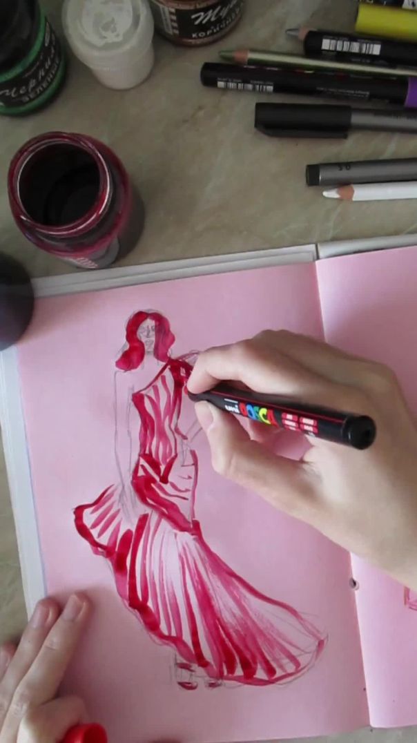 Draw fashion illustration sketch ink  #drawing #art #fashionillustration #inktober #sketch